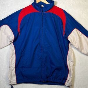 Vintage‎ Retro Teamwork Athletic Apparel windbreaker- Men X-Large